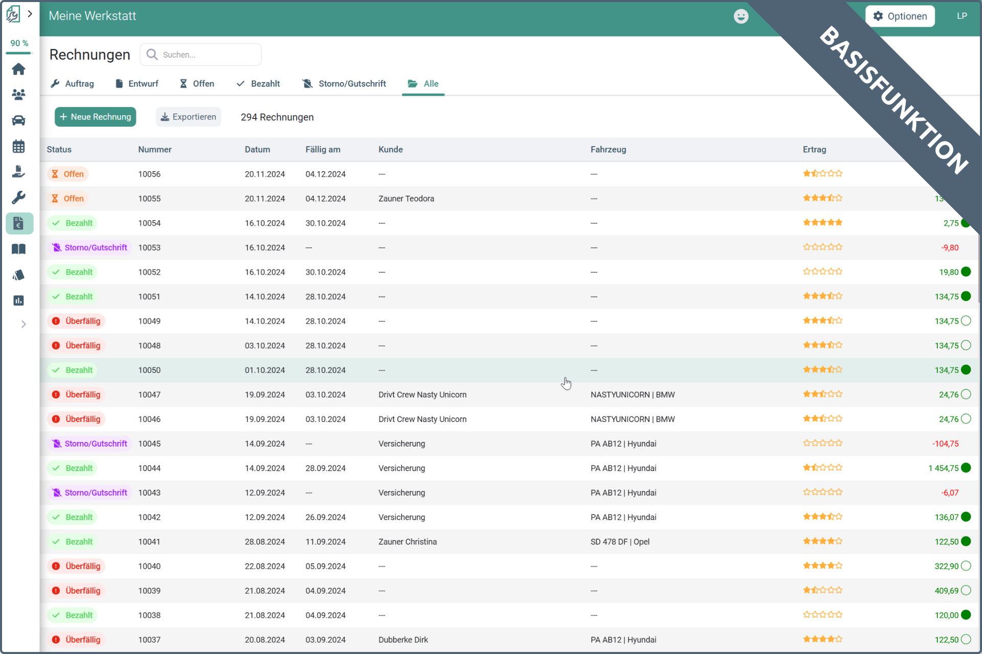 E-Rechnung in easyWerkstatt